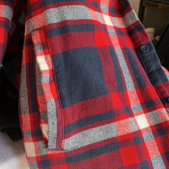 Mountain Warehouse Quilted Flannel Button down Men’s Plaid Shirt Jacket Size M - Picture 12 of 15